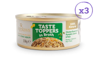 Applaws Taste Toppers Natural Wet Dog Food Broth Multipack Tin 8pk